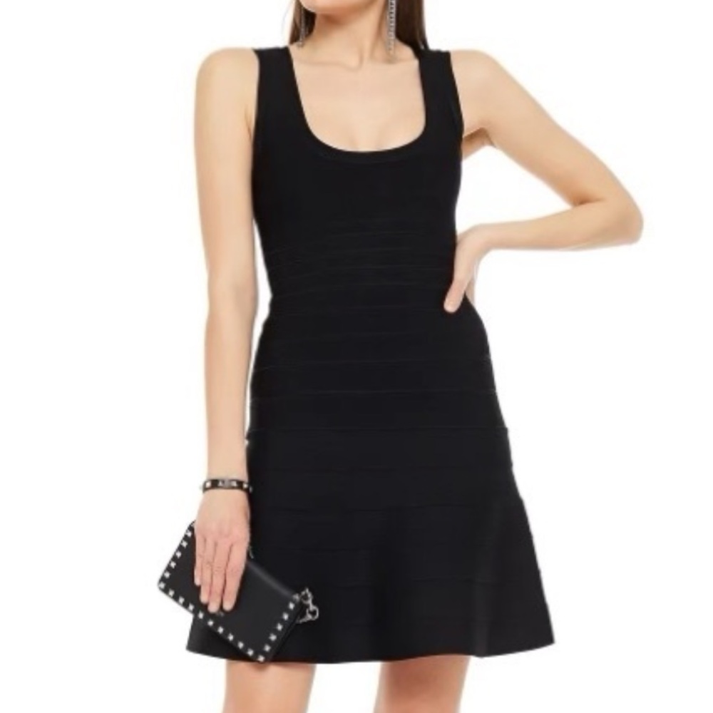 Herve Leger fit and flare dress size Medium
